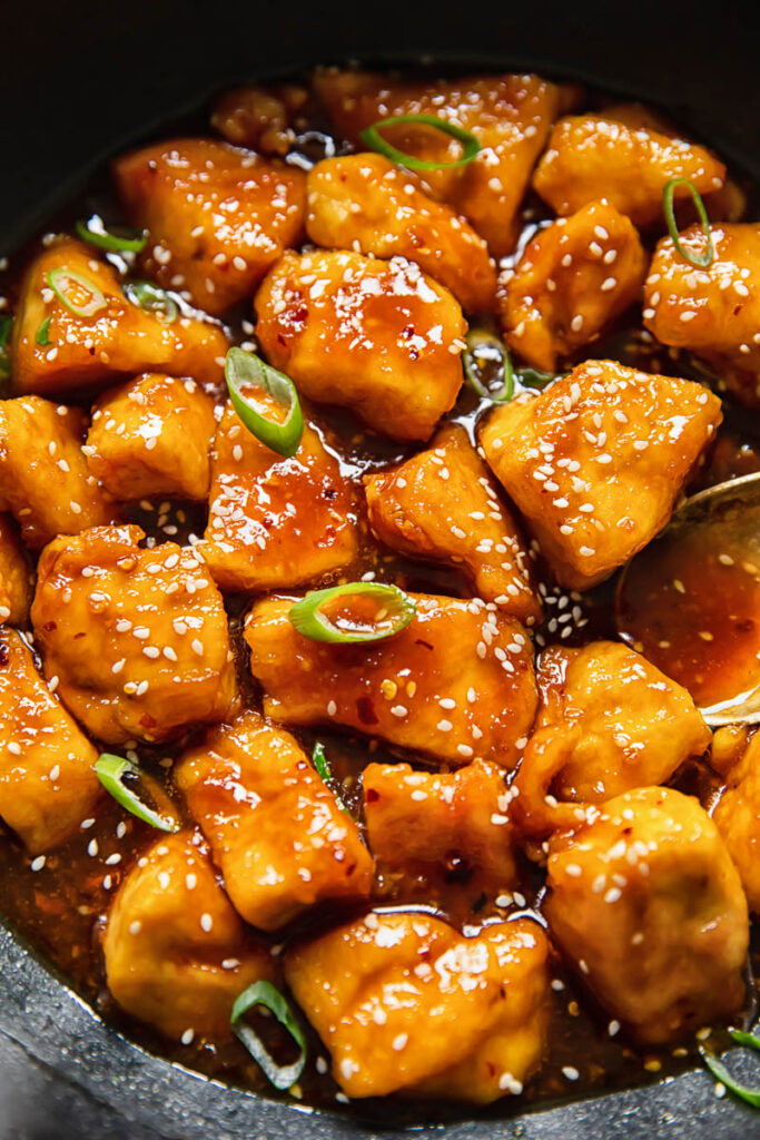 Honey Sesame Chicken - Vikalinka