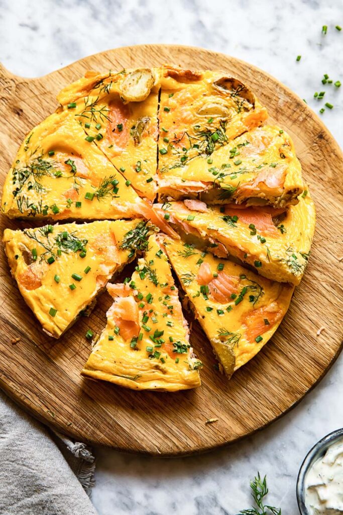 Smoked Salmon Frittata - Vikalinka