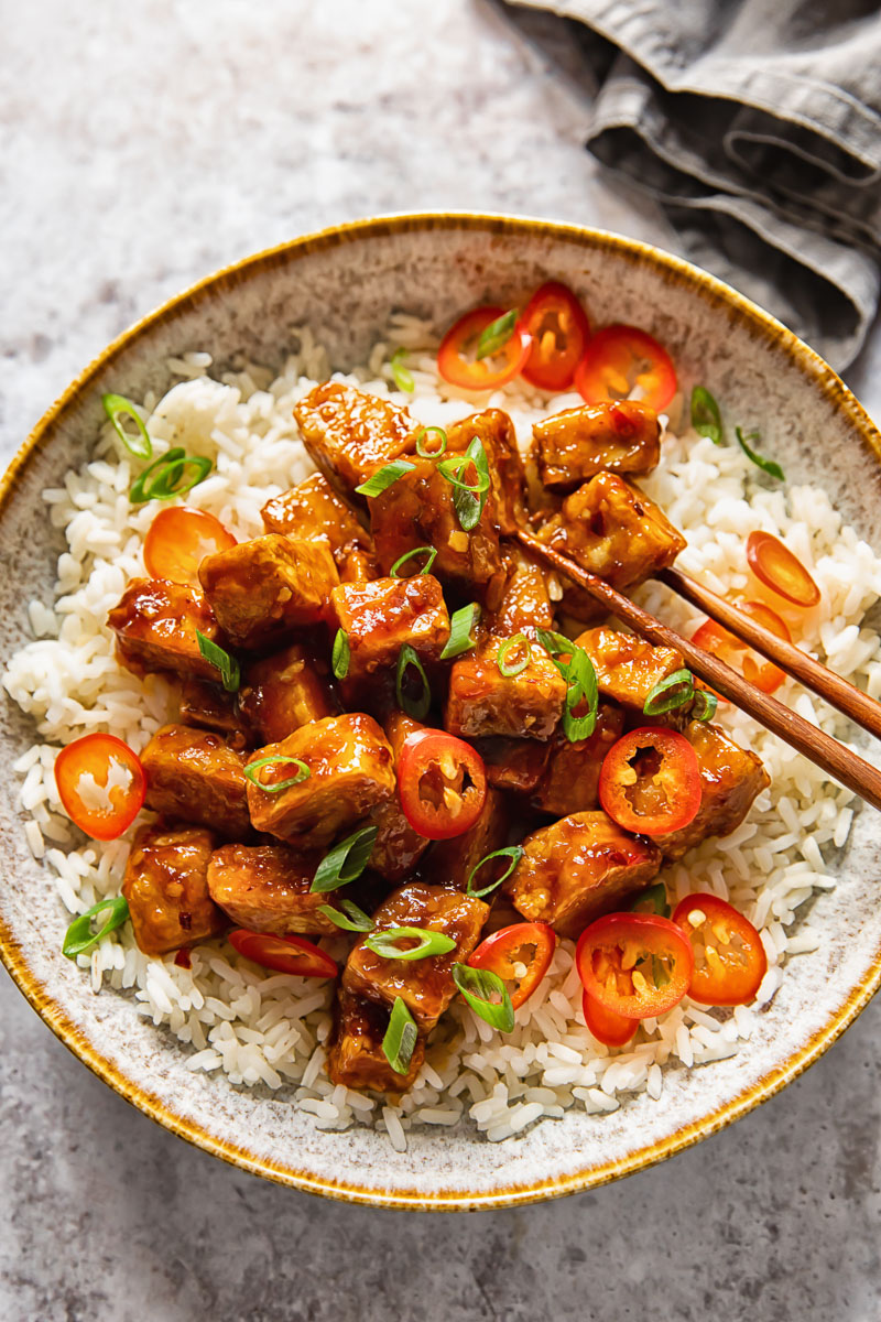 Hoisin Glazed Crispy Tofu-image