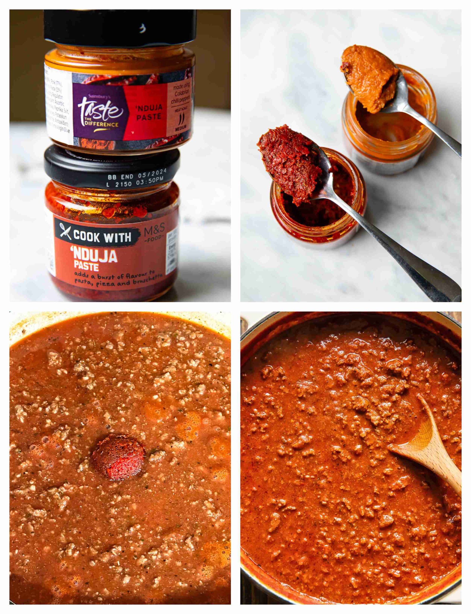 Beef Tomato Pasta Sauce with ‘Nduja - Vikalinka