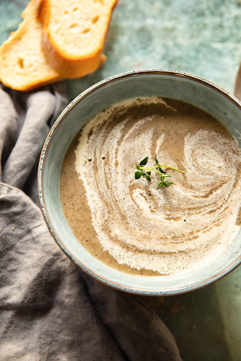 Vegan Cream of Mushroom Soup