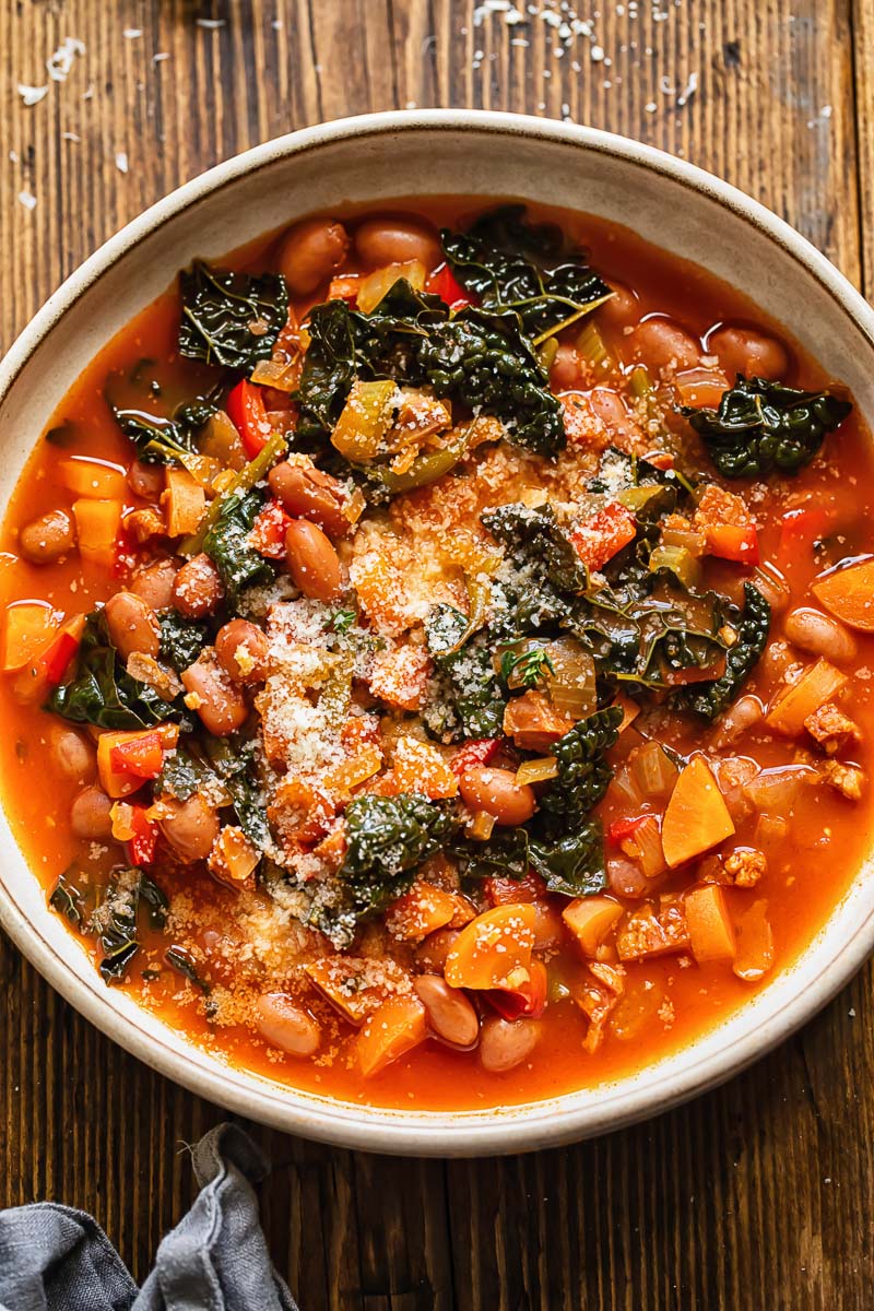 Chorizo Bean and Vegetable Soup