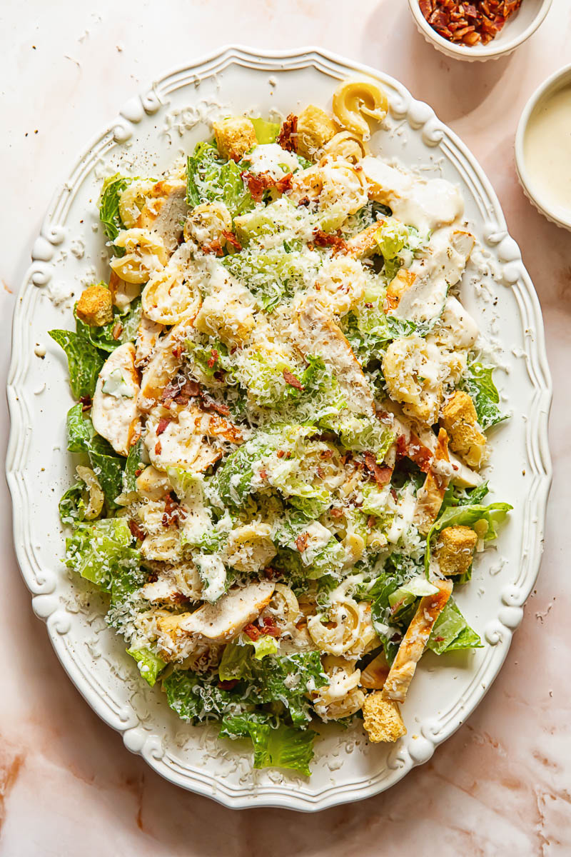 Chicken Caesar Pasta Salad
