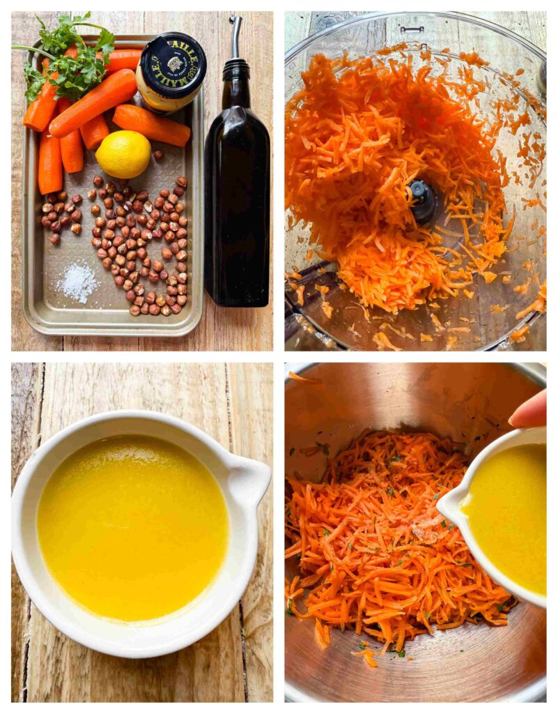 Kid Friendly French Carrot Salad Recipe - The Gingered Whisk, image size:801x1024