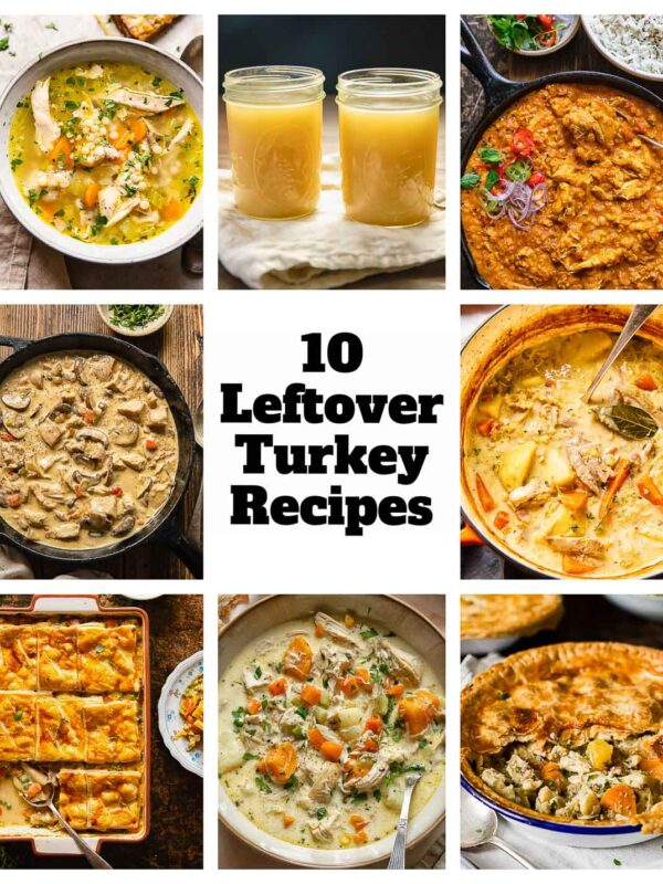 turkey recipe collage