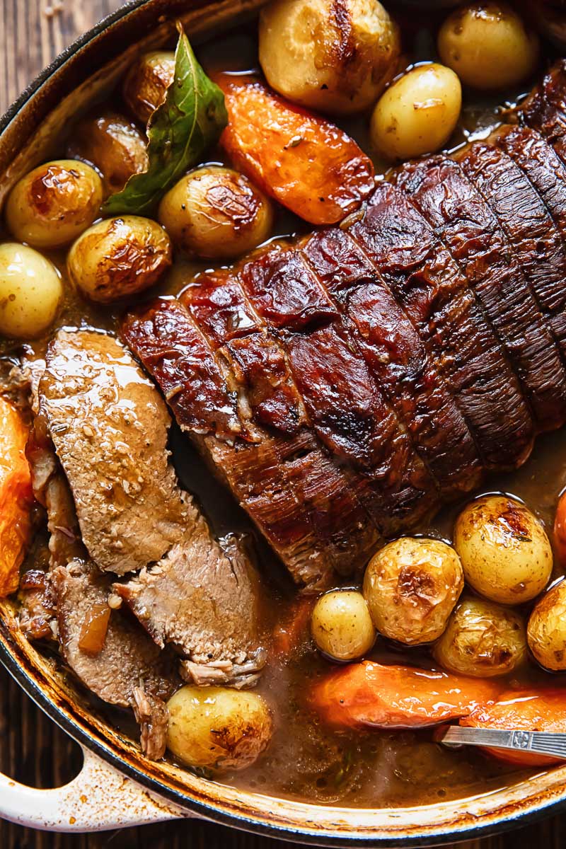 Beef Pot Roast in Guinness Gravy