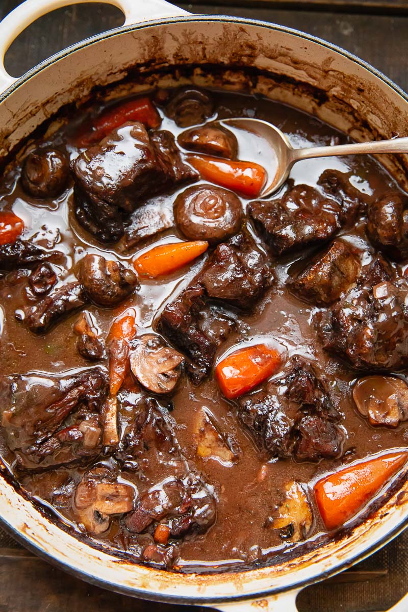 Short Rib Beef Bourguignon