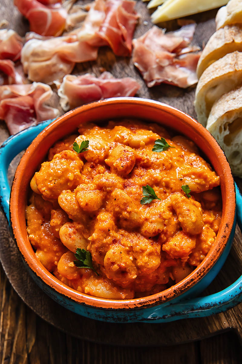 Spanish Butter Beans in Romesco Sauce