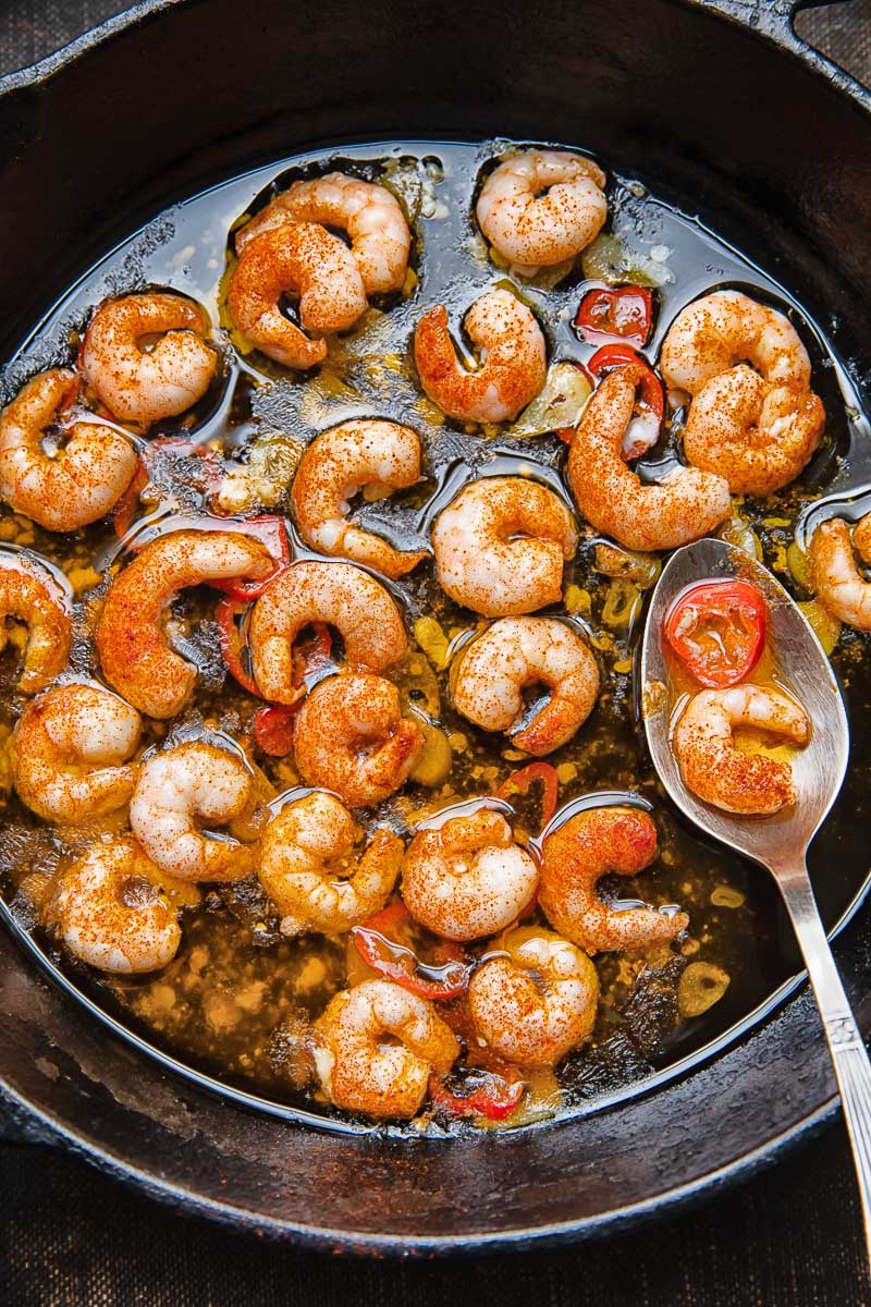 Gambas Pil Pil (Spanish Chilli Garlic Shrimp)