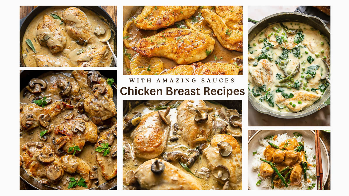 Chicken Rceipe Juicy Chicken Breast Recipes with Seriously Good Sauces - Vikalinka